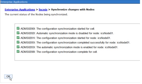 synchronize changes with nodes