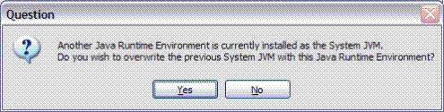 Overwrite previous System JVM