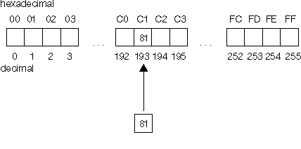 Single-Byte Conversion Mapping Structures