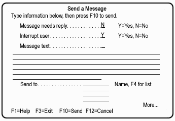 Send a Message Display