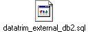 datatrim_external_db2.sql