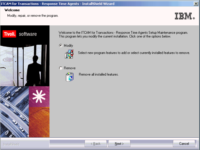 Installing application support